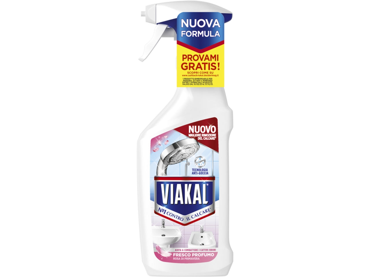 Viakal spray 470ml fresco profumo $