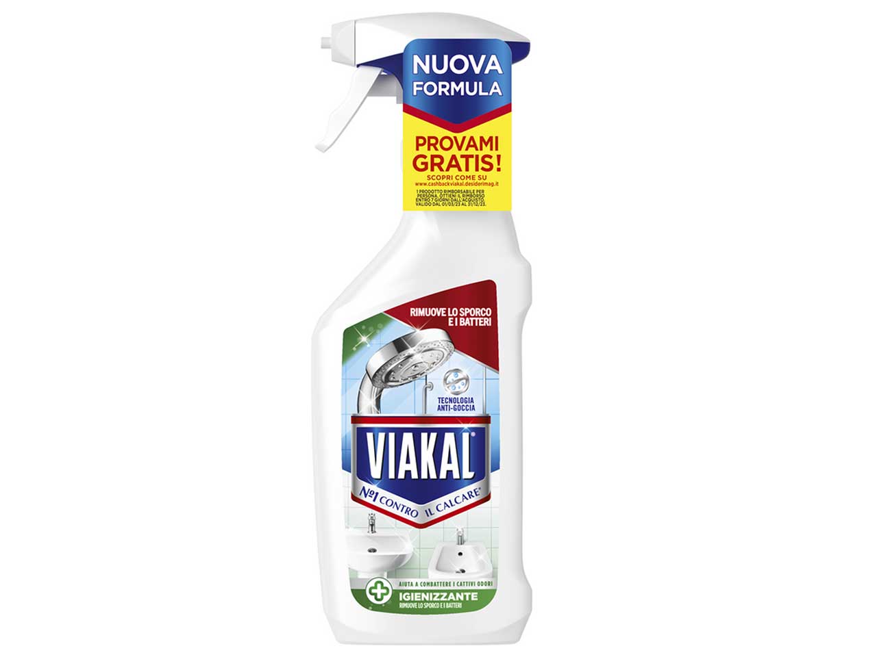 Viakal spray igienizzante formato 470ml$