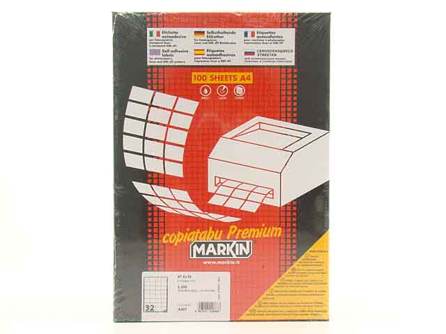 Etichette adesive 3200 pezzi47,5x35 a407