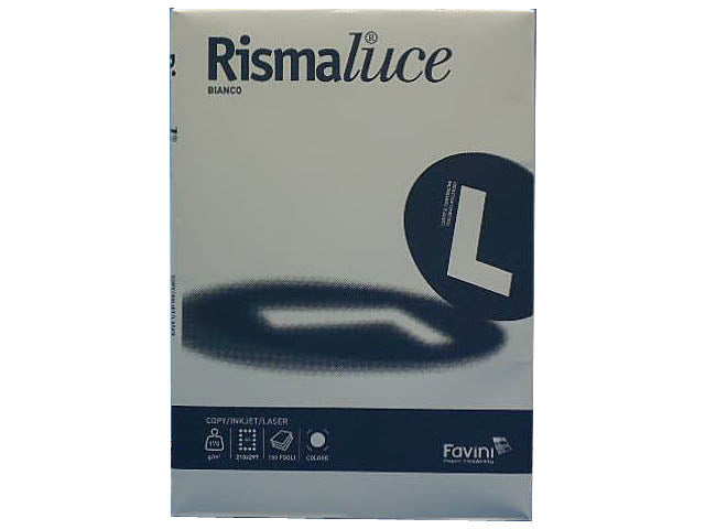 Risma fogli A4 Favini in colore bianco 210x297mm 170gr