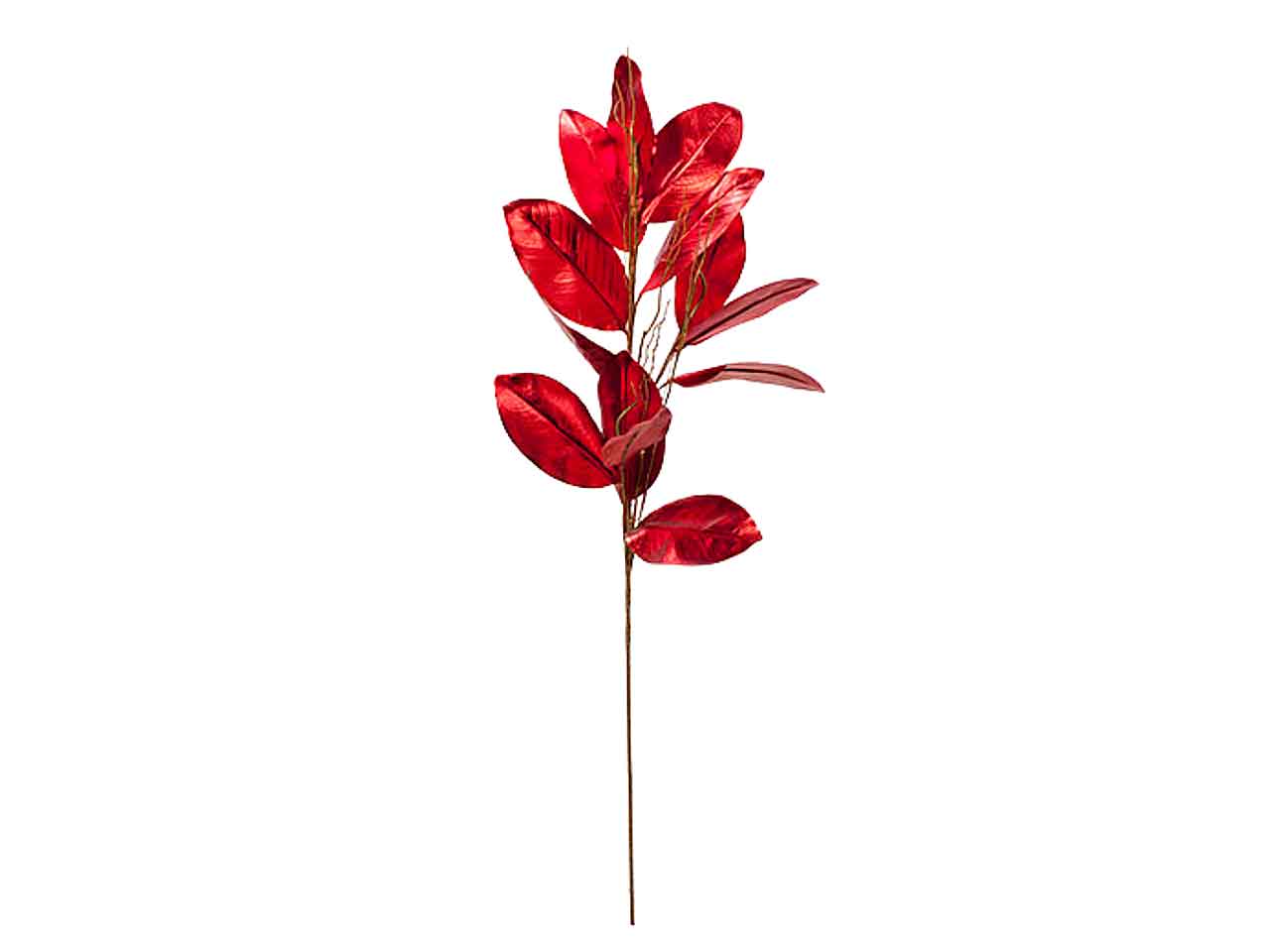 Foglia di magnoglia 84cm rossa 11507