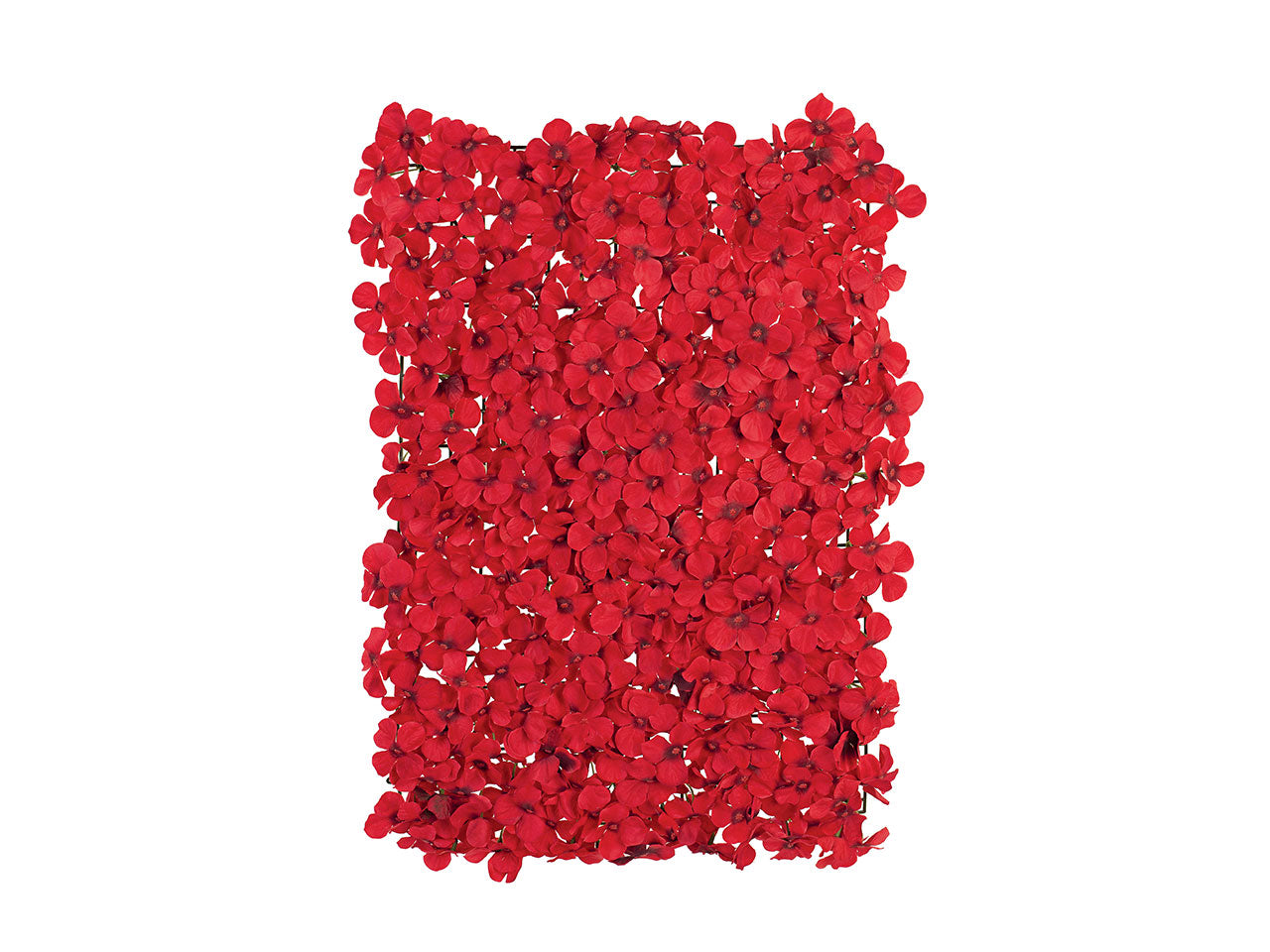 Pannello con ortensie rossa 60x40cm