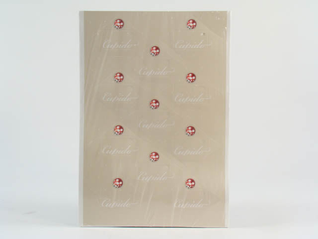 Biglietti coccinella misura 45x25cm - la confezione comprende 200 biglietti