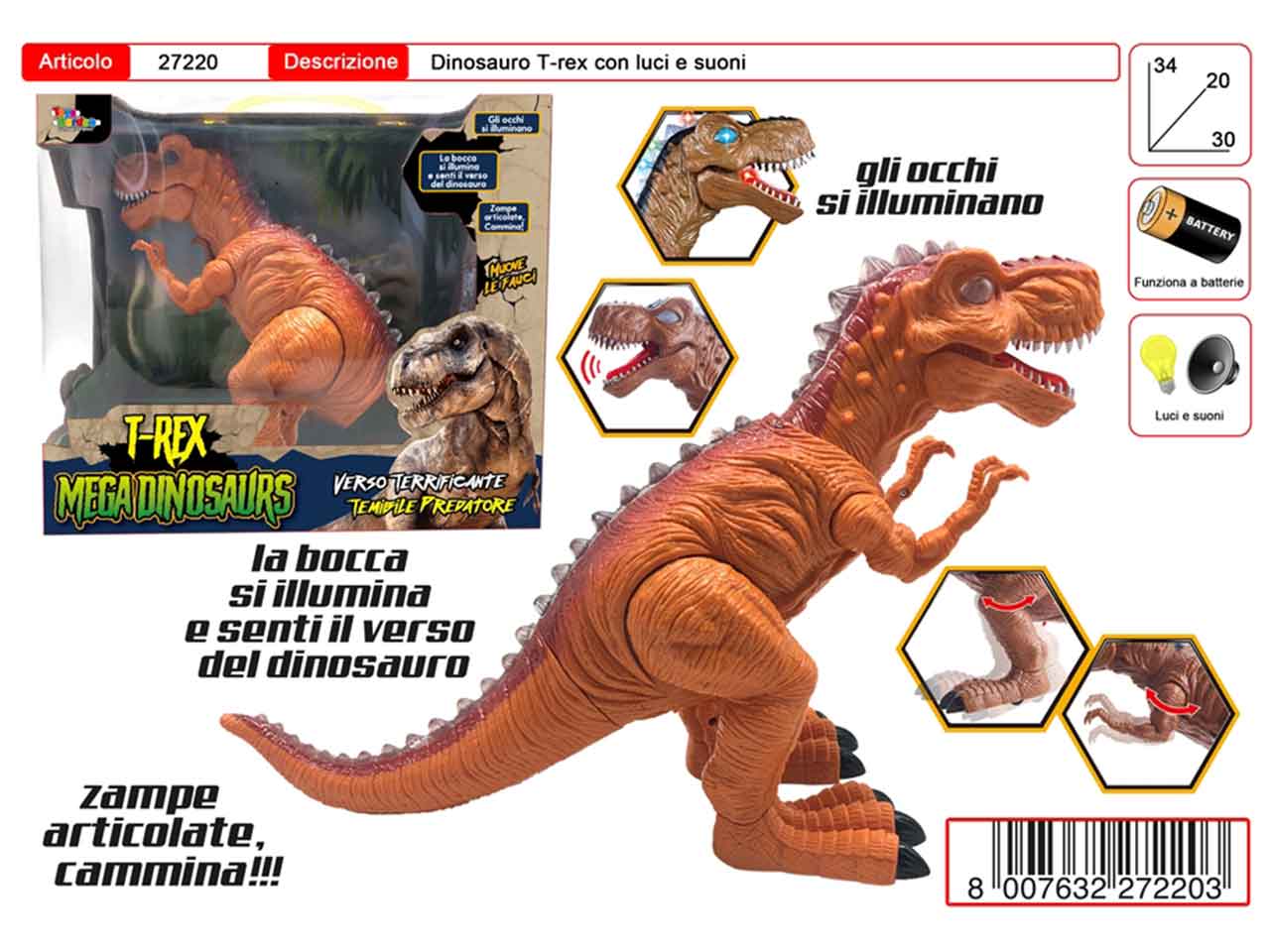 Dinosauro t rex 27220