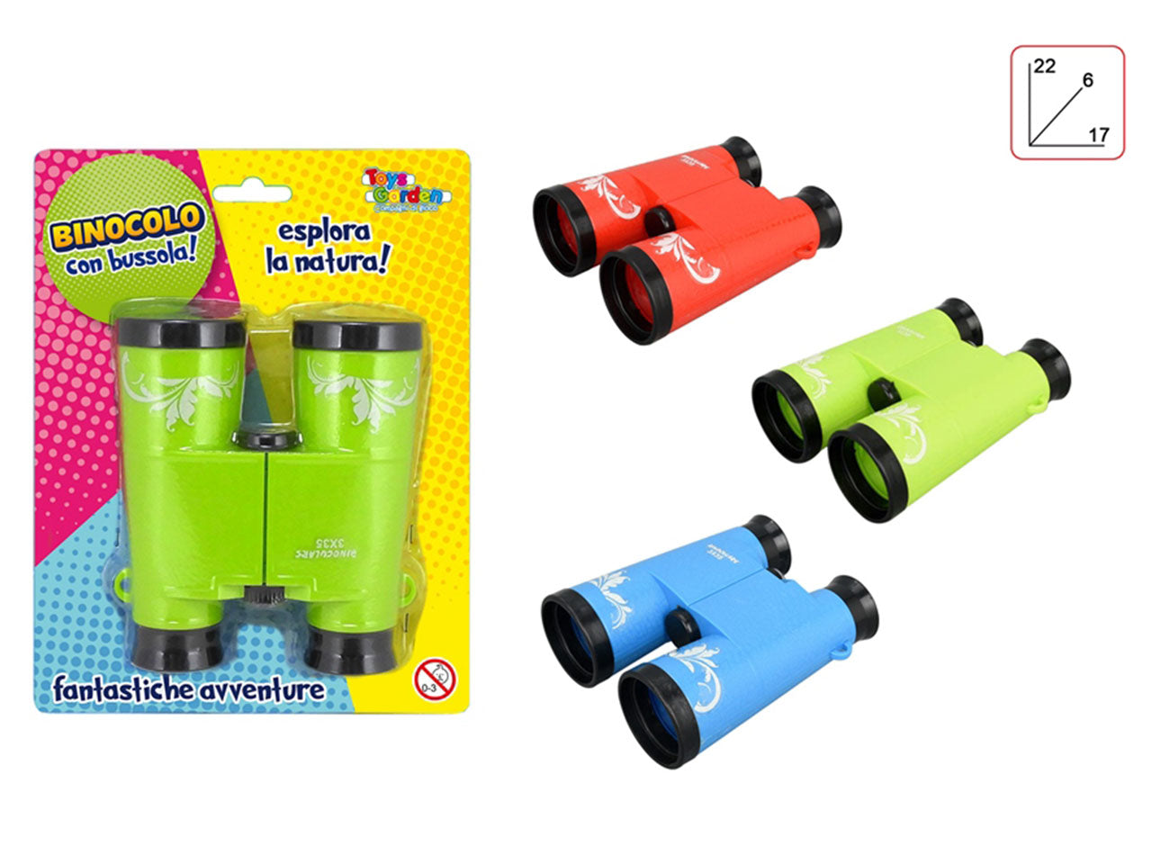 Blister binocolo