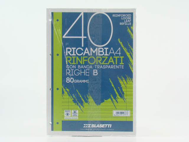 Ricambi rinf a4 80gr. 40f b 2337