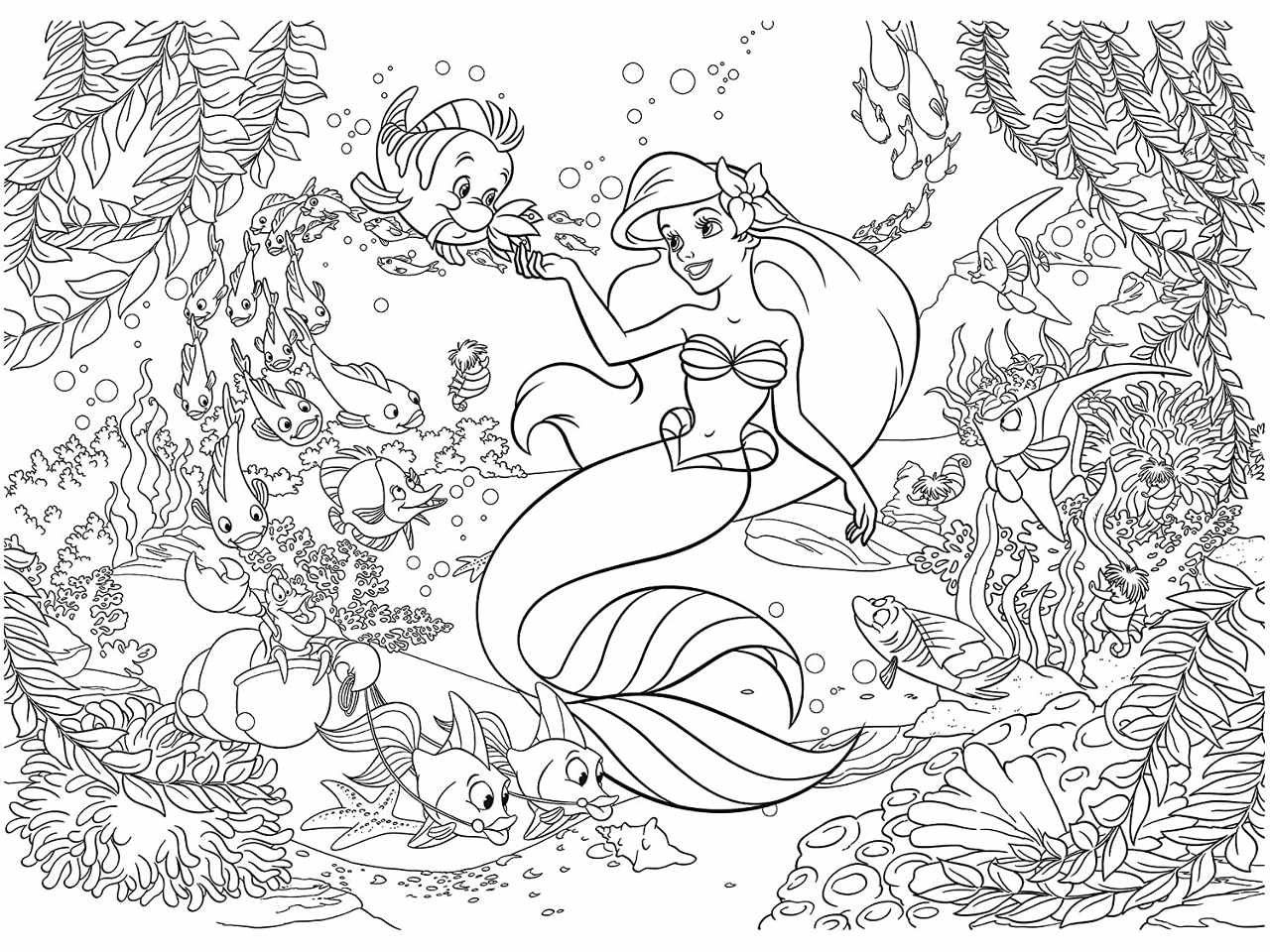 Puzzle df plus 108 the little mer.48069