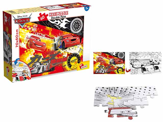 Puzzle df s.maxi 60 pezzi cars48236