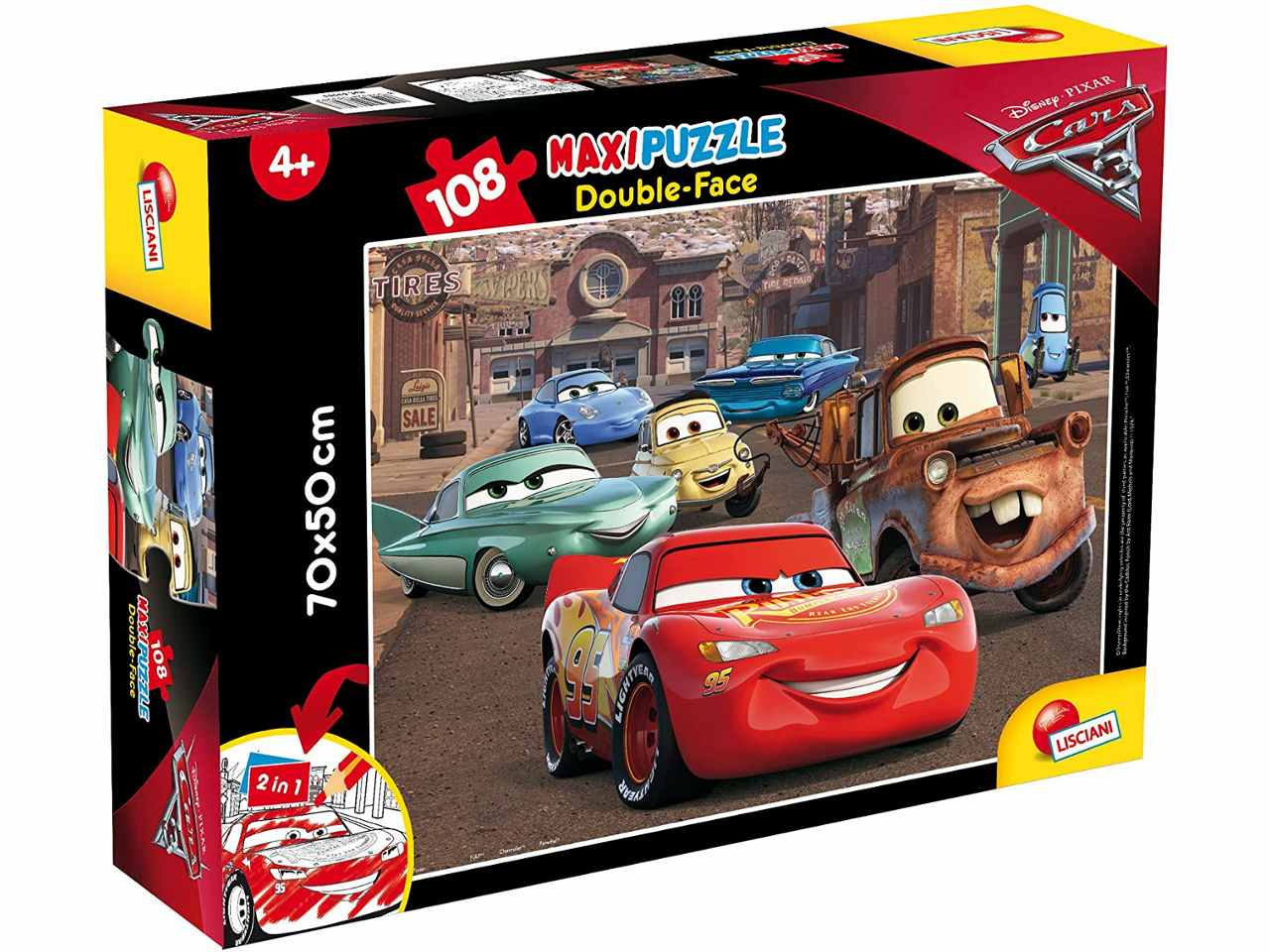 Puzzle df maxi floor 108 cars 3 63963