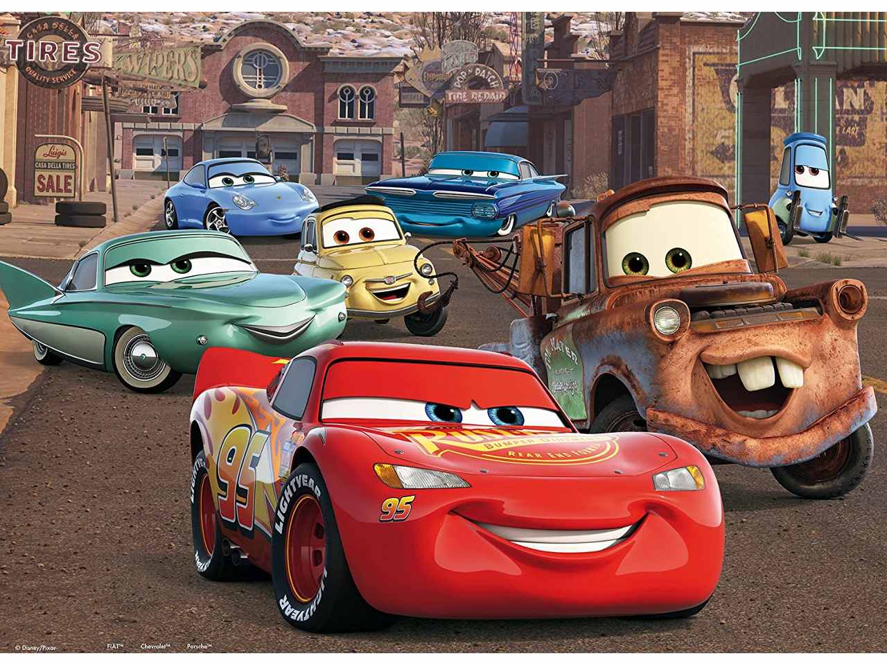 Puzzle df maxi floor 108 cars 3 63963