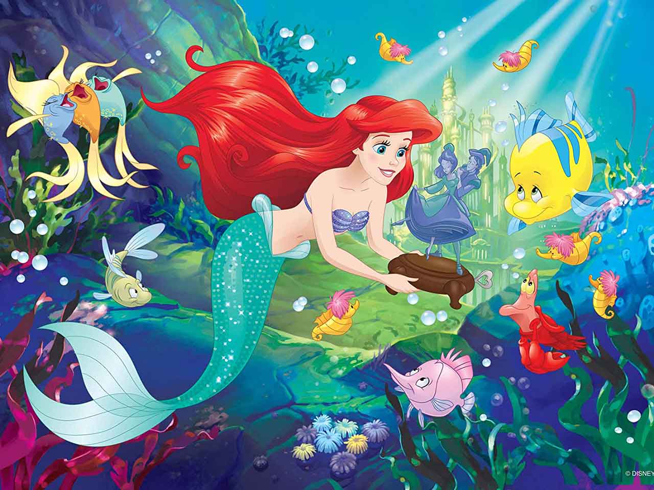 Puzzle df plus 60 little mermaid  74051