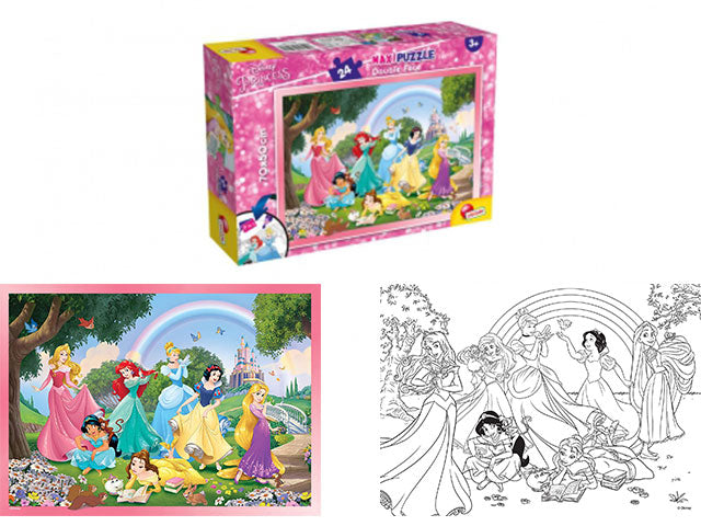 Puzzle super maxi 24 pezzi princess 74082