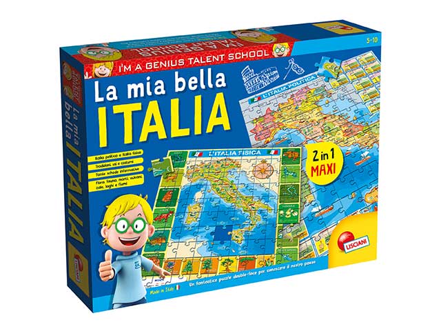 I'm a genius geopuzzle la mia bella italia 80571