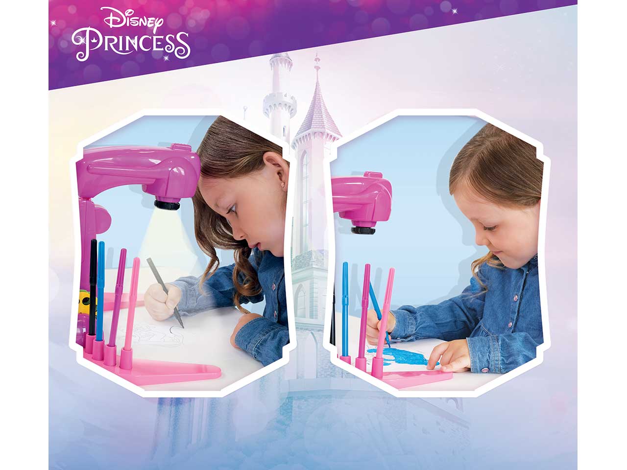 Princess proiettore drawing school