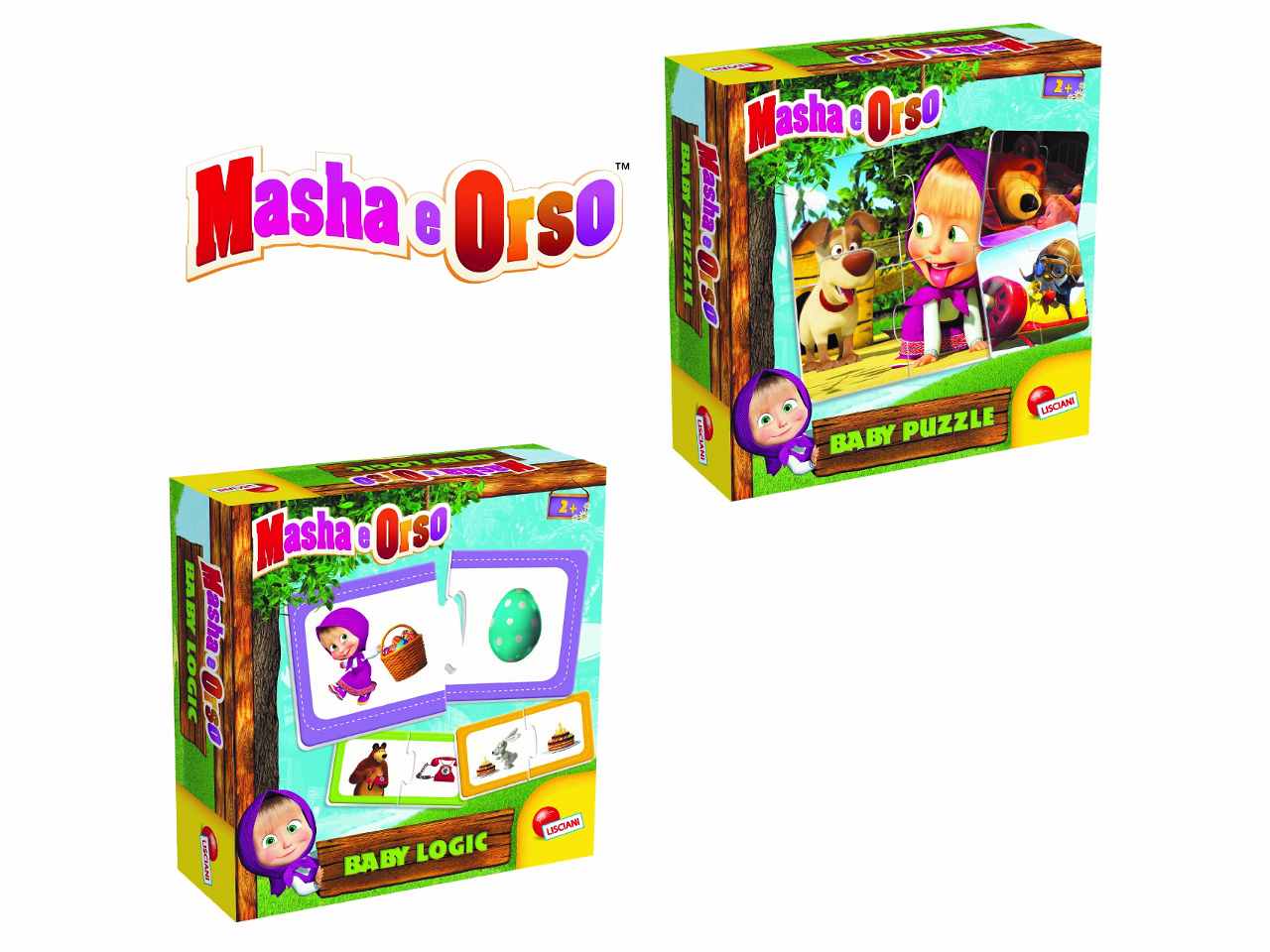 Masha  games assortito (logic e puzzle) 95278