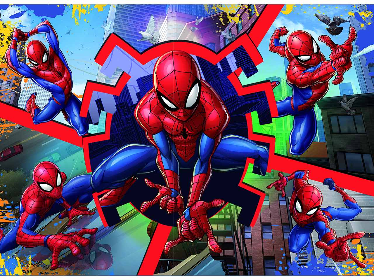 Marvel puzzle df maxi floor 24  spiderman