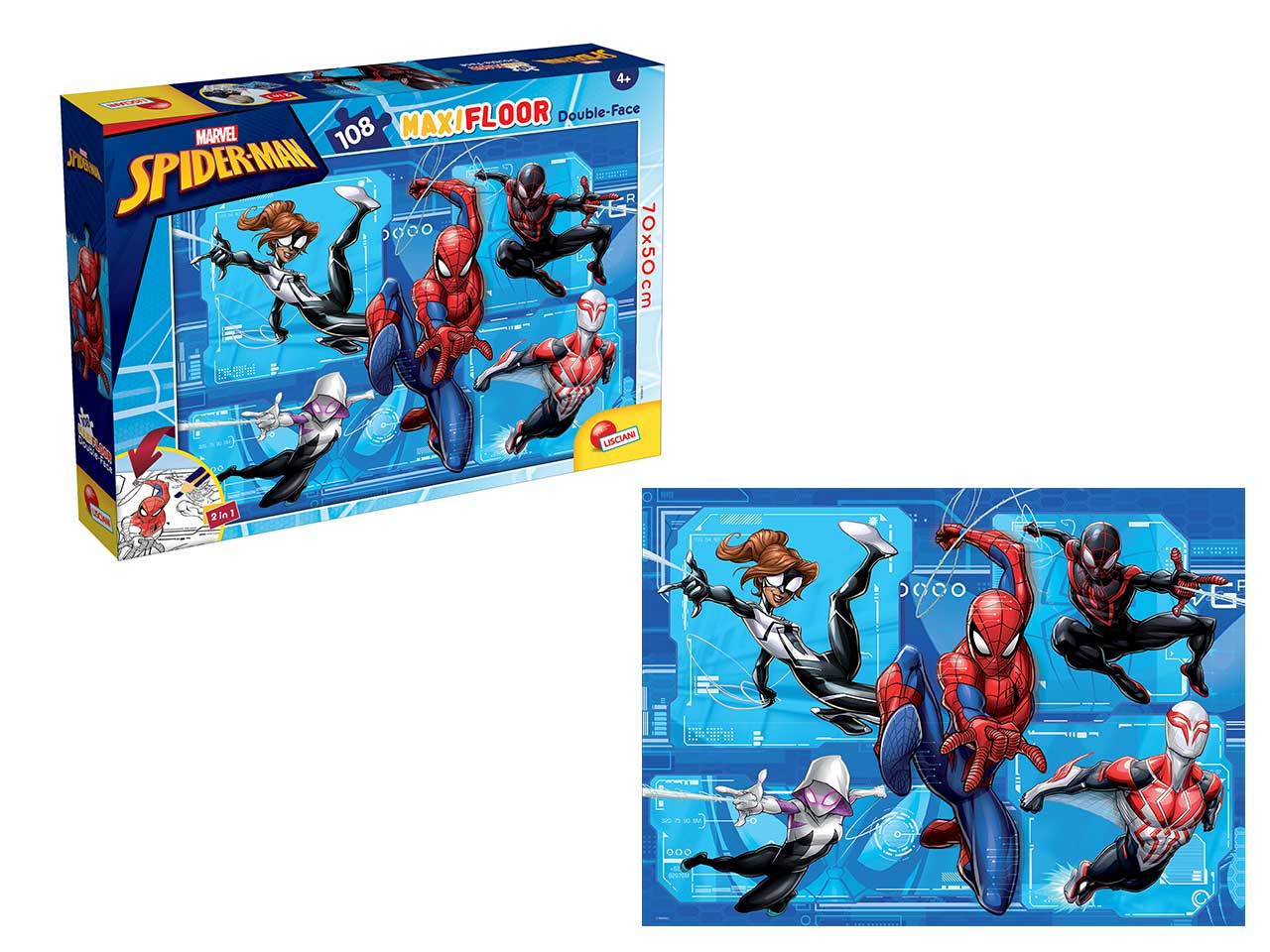 Marvel puzzle df maxi floor 108  spiderman