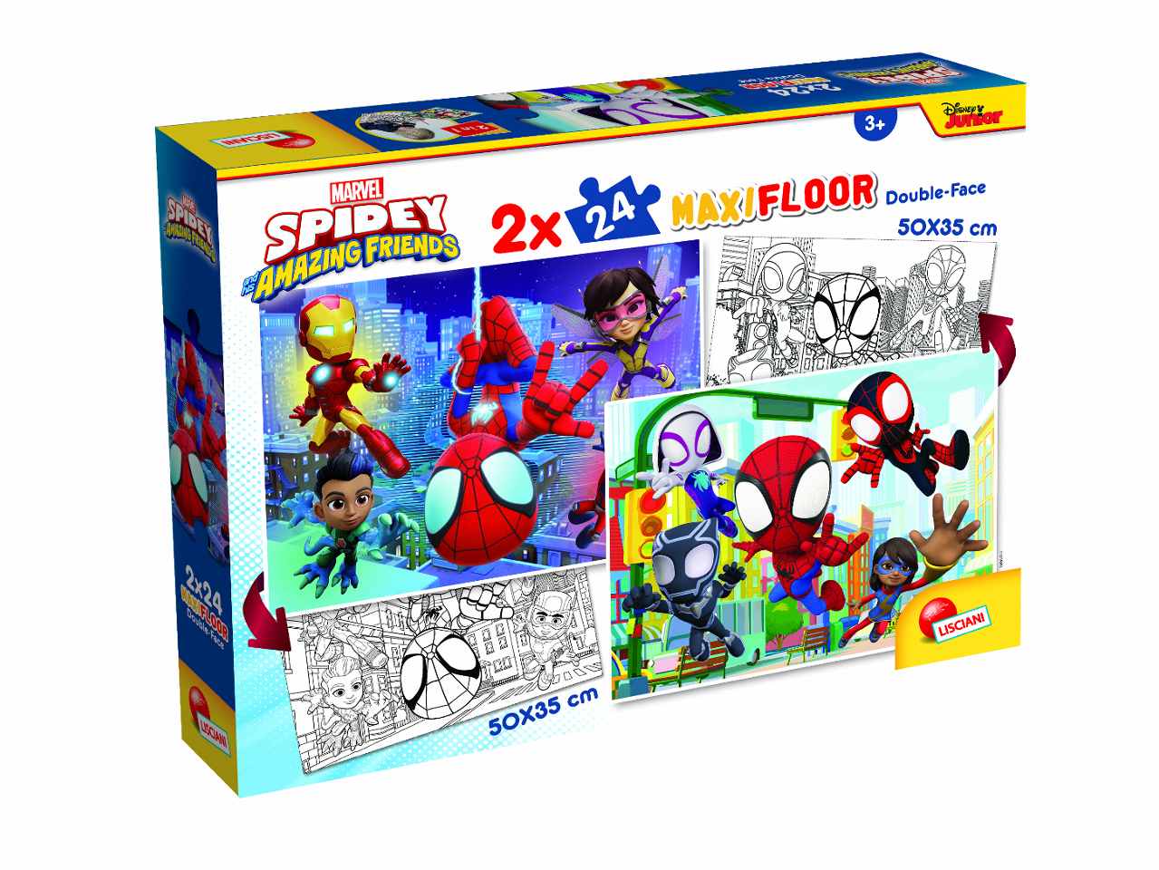 Marvel puzzle df maxi floor  2 x 24 spidey