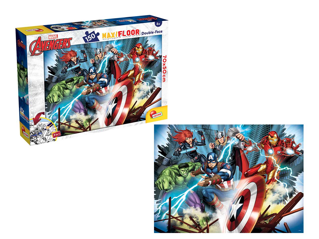 Marvel puzzle df maxi floor  150 avengers