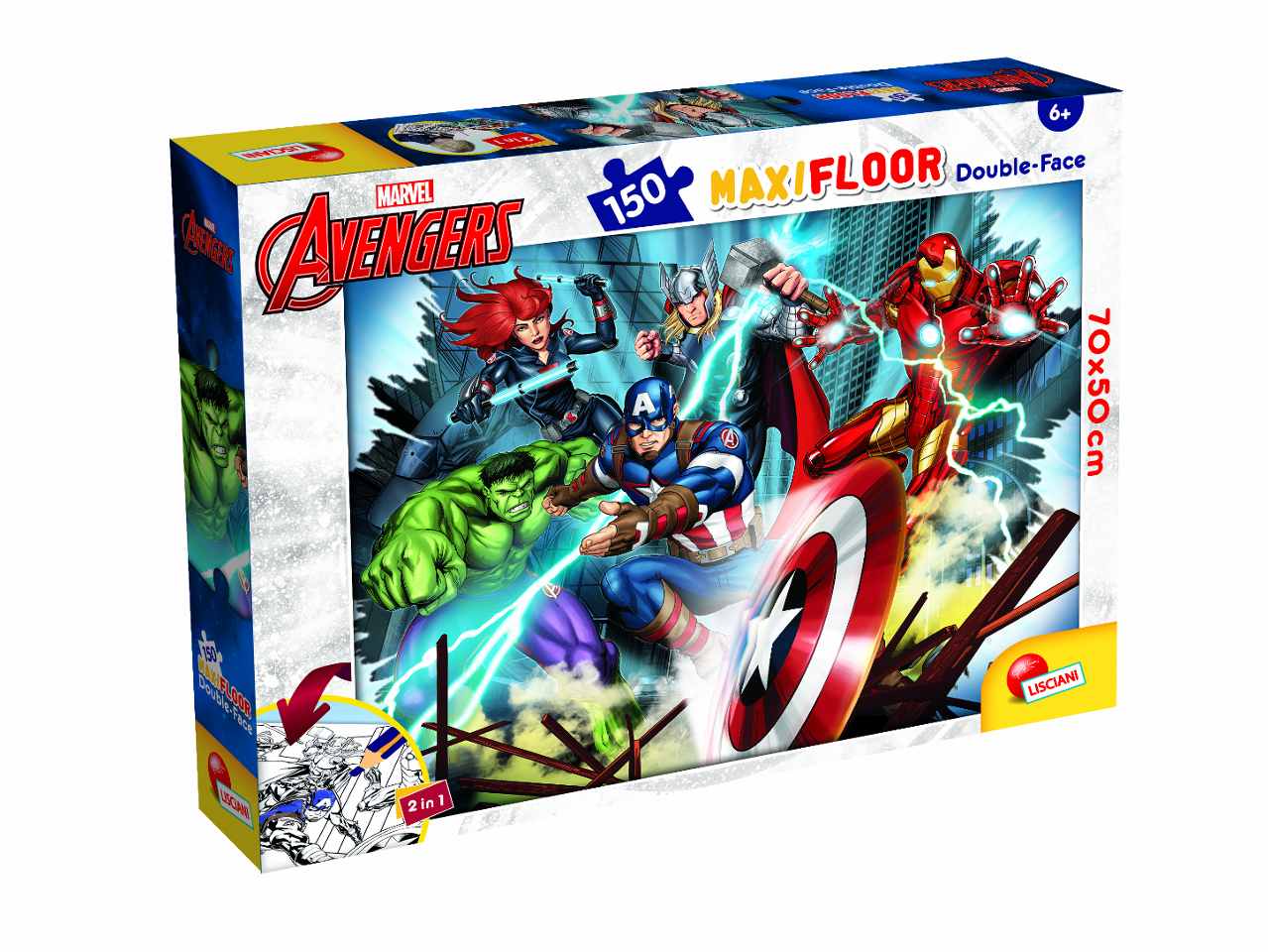 Marvel puzzle df maxi floor  150 avengers