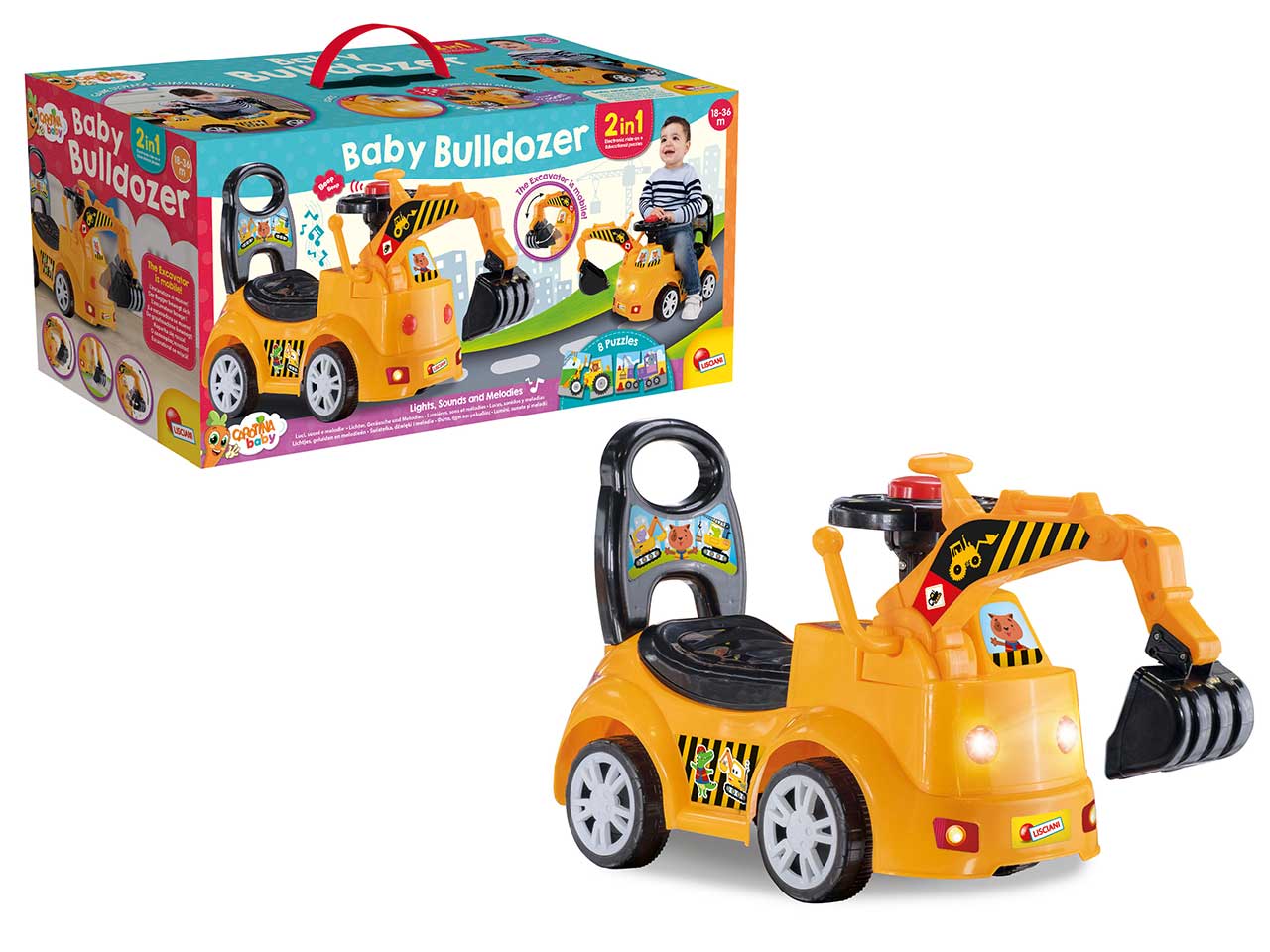 Carotina ride on bulldozer 2 in 1