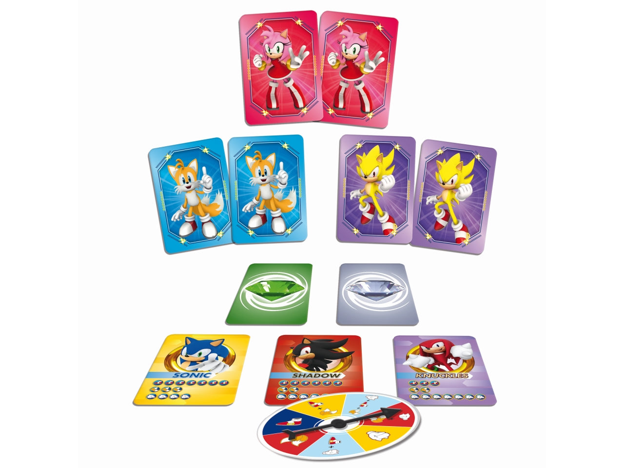 Sonic 2 in 1 card games in a backpack