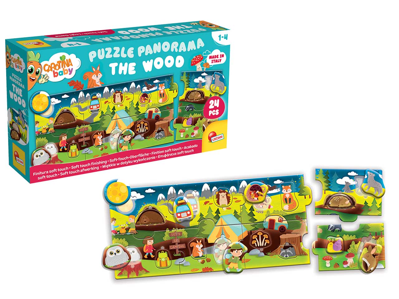 Carotina baby puzzle panorama the wood