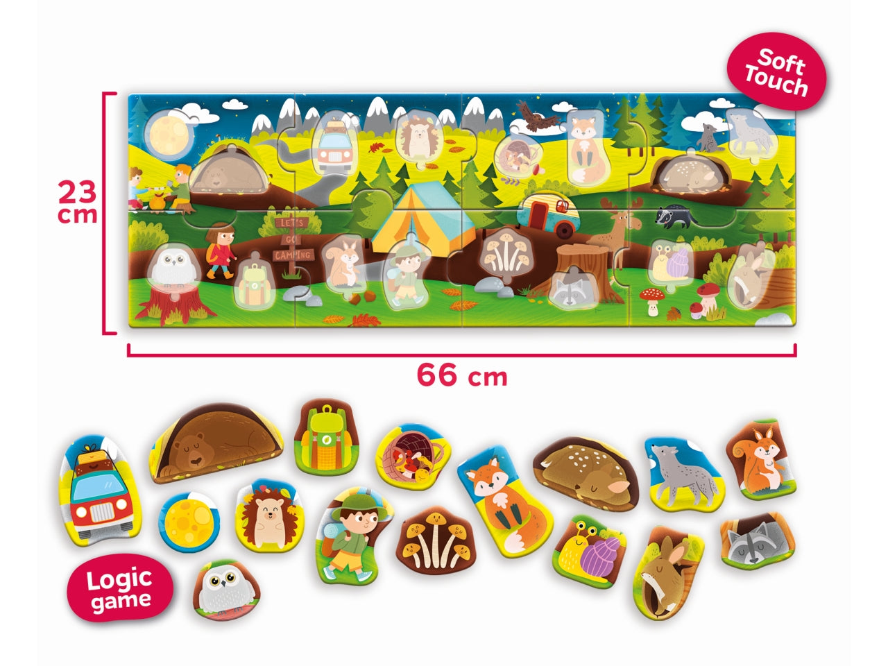 Carotina baby puzzle panorama the wood