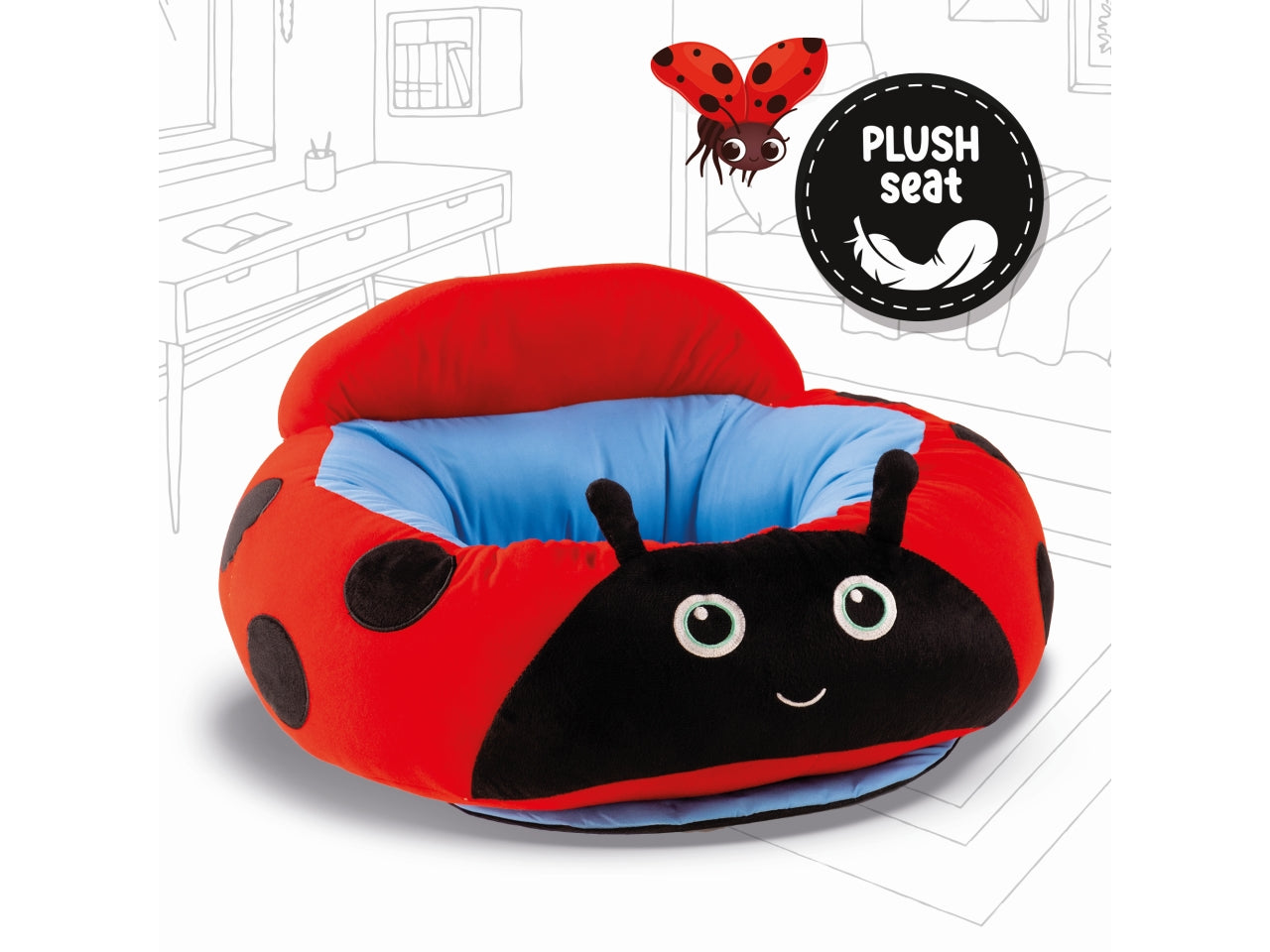 Gioco Educativo Prescolare Montessori Baby My Baby Ladybug - Multicolor, per Bambini da 6 Mesi, Lisciani