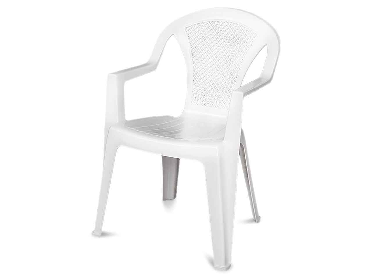 Bianco sedia aura 55x48x84cm