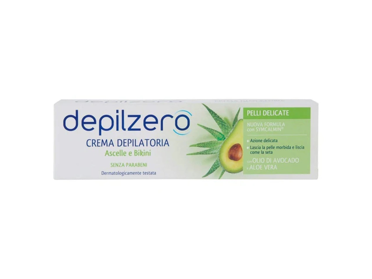 Depilzero crema depilatoria 75ml ascelle e bikini avocado e aloe vera $