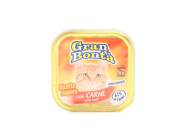 Gran bonta' gatto 100gr carne$