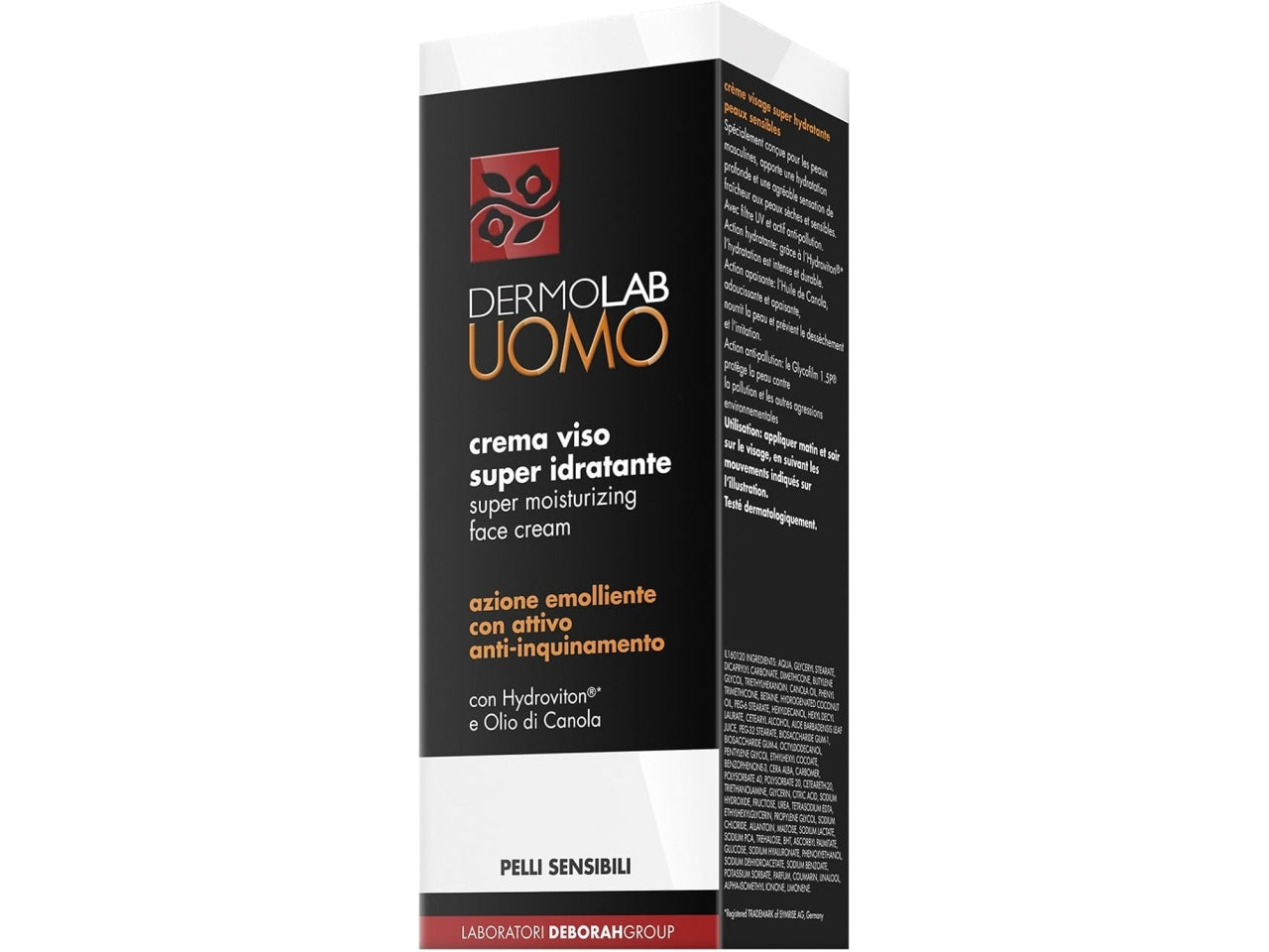 Dermolab uomo contorno occhi 15ml+crema viso 50ml+pochette sport