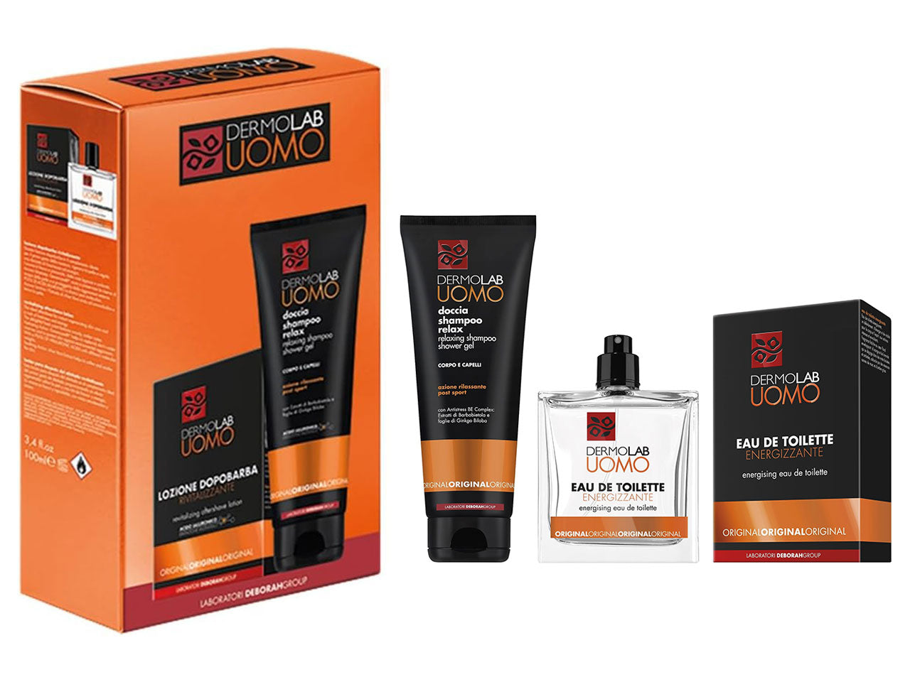 Dermolab uomo docciashampoo 250ml+edt 100ml