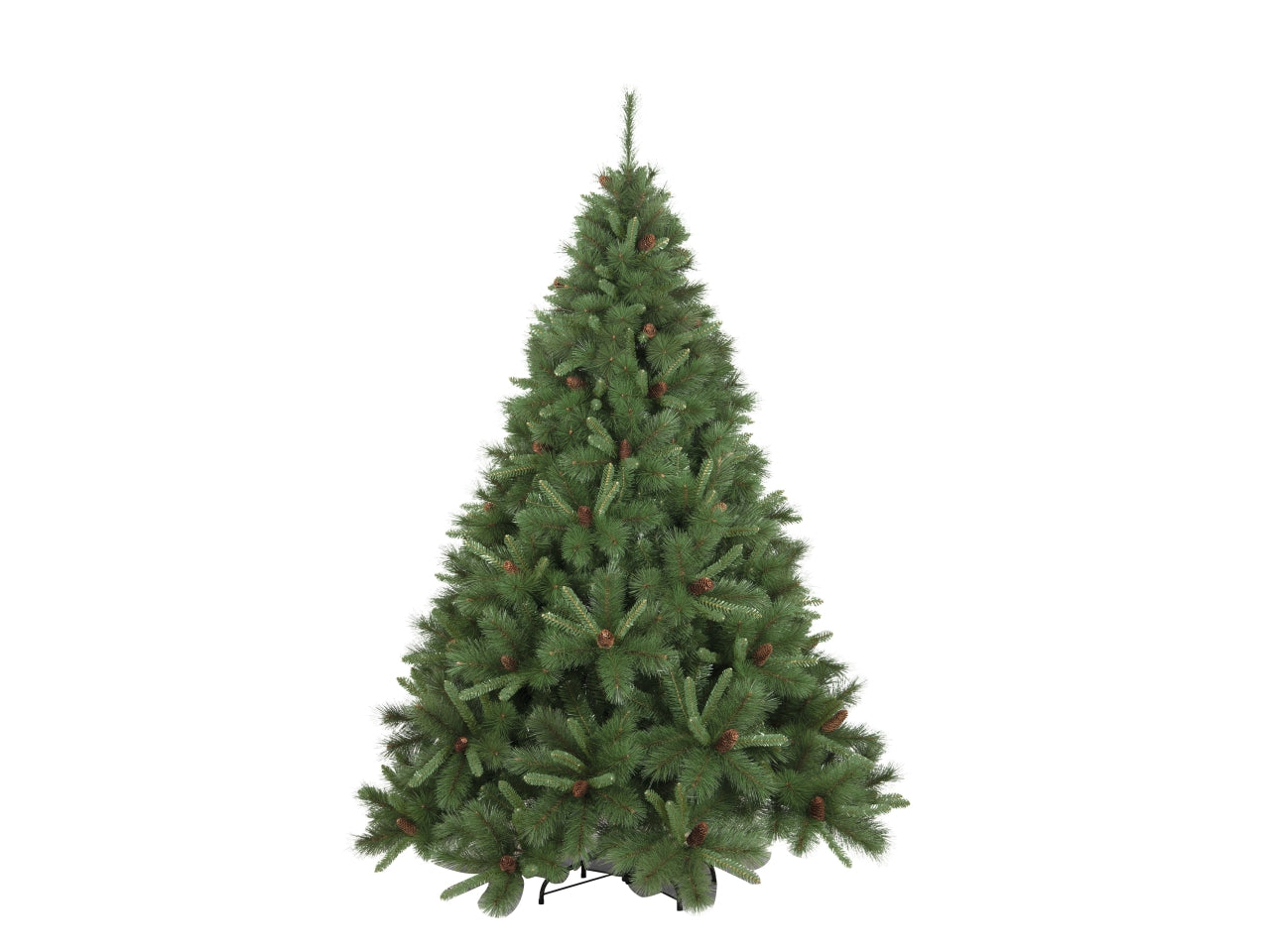 Albero di natale amazzonia con pigne 270cm 1944 rami