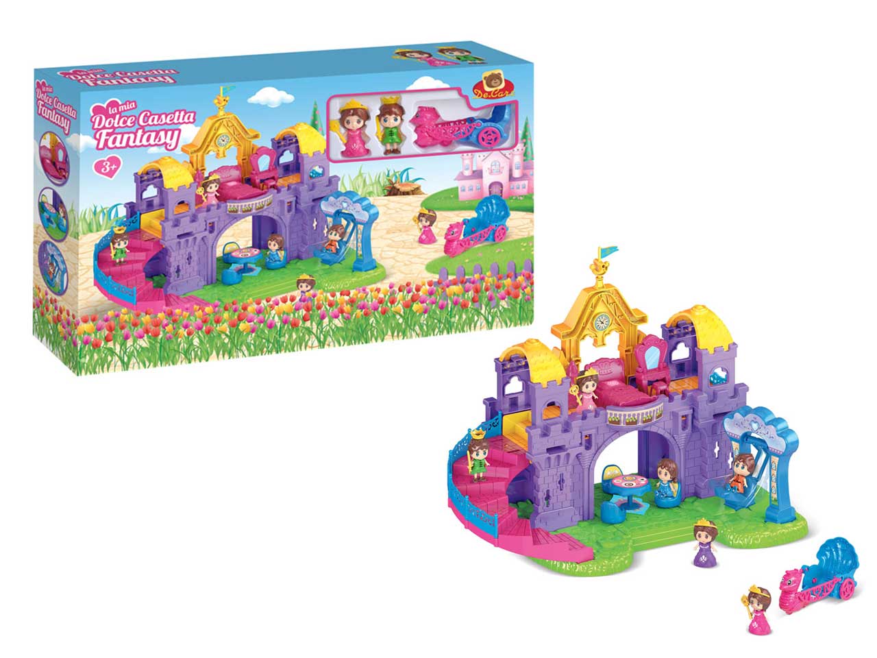 Castello playset con personaggi