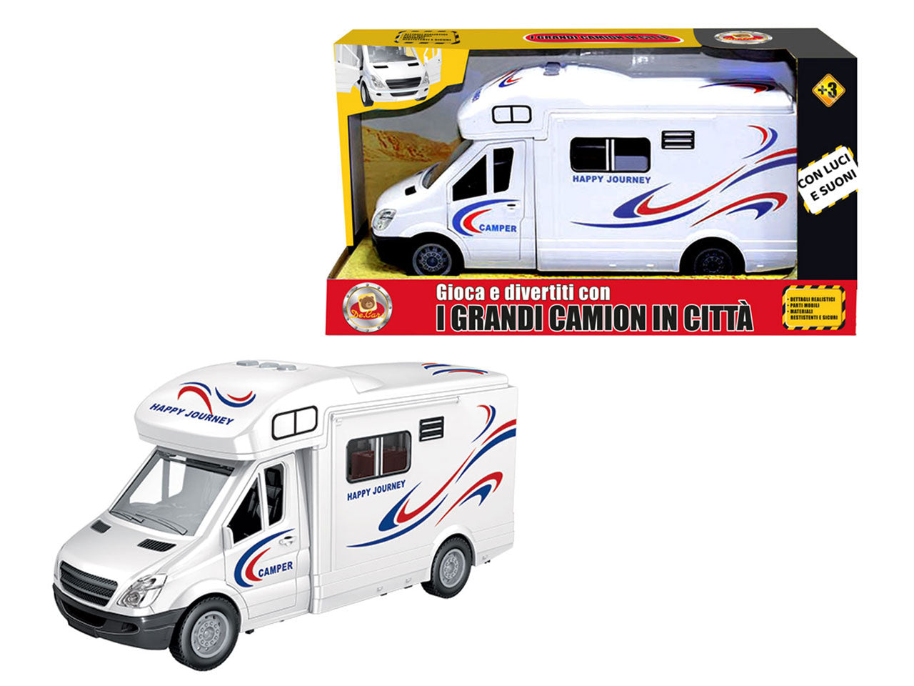 Camper frizione luci suoni h.18x32cm