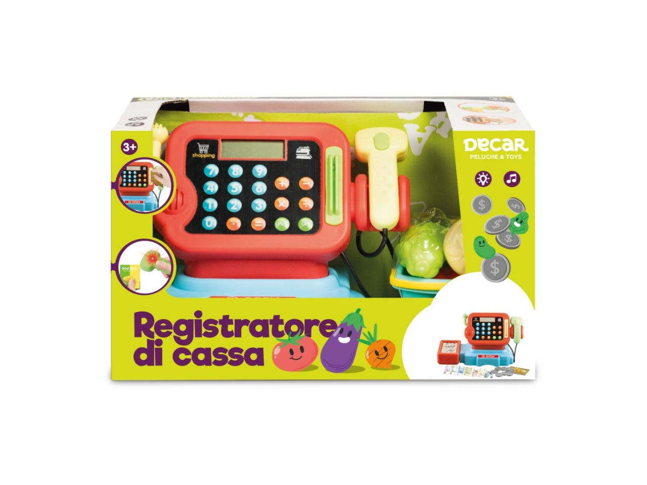 Registratore cassa con luci e suoni