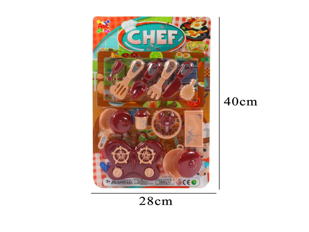 Set chef in 2 assortimenti