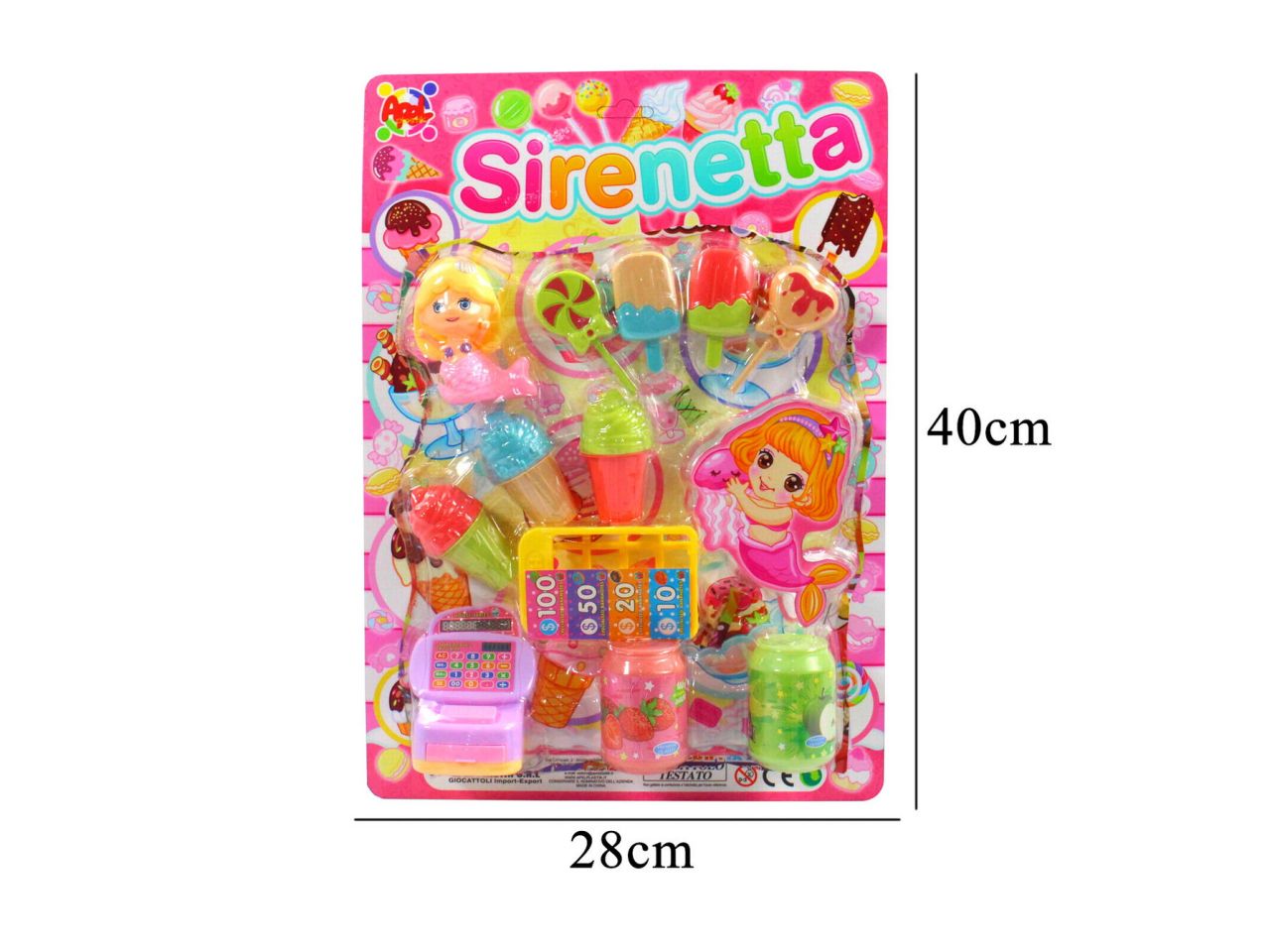 Set sirenetta ice cream