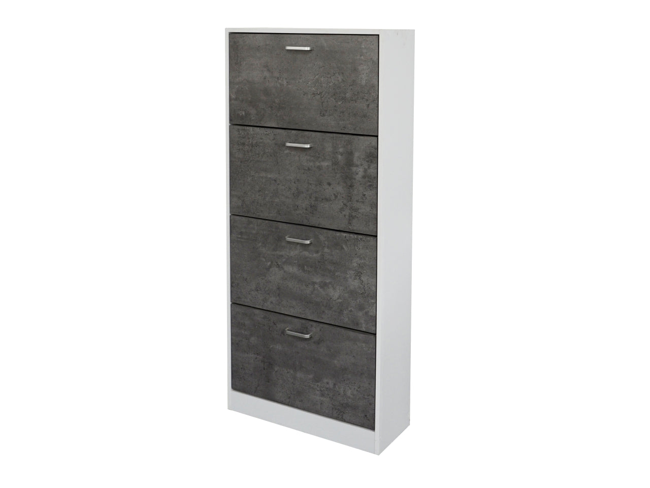 Scarpiera 4 Ante E Specchio 154 X 63 X 18 Cm Olmo Chiaro
