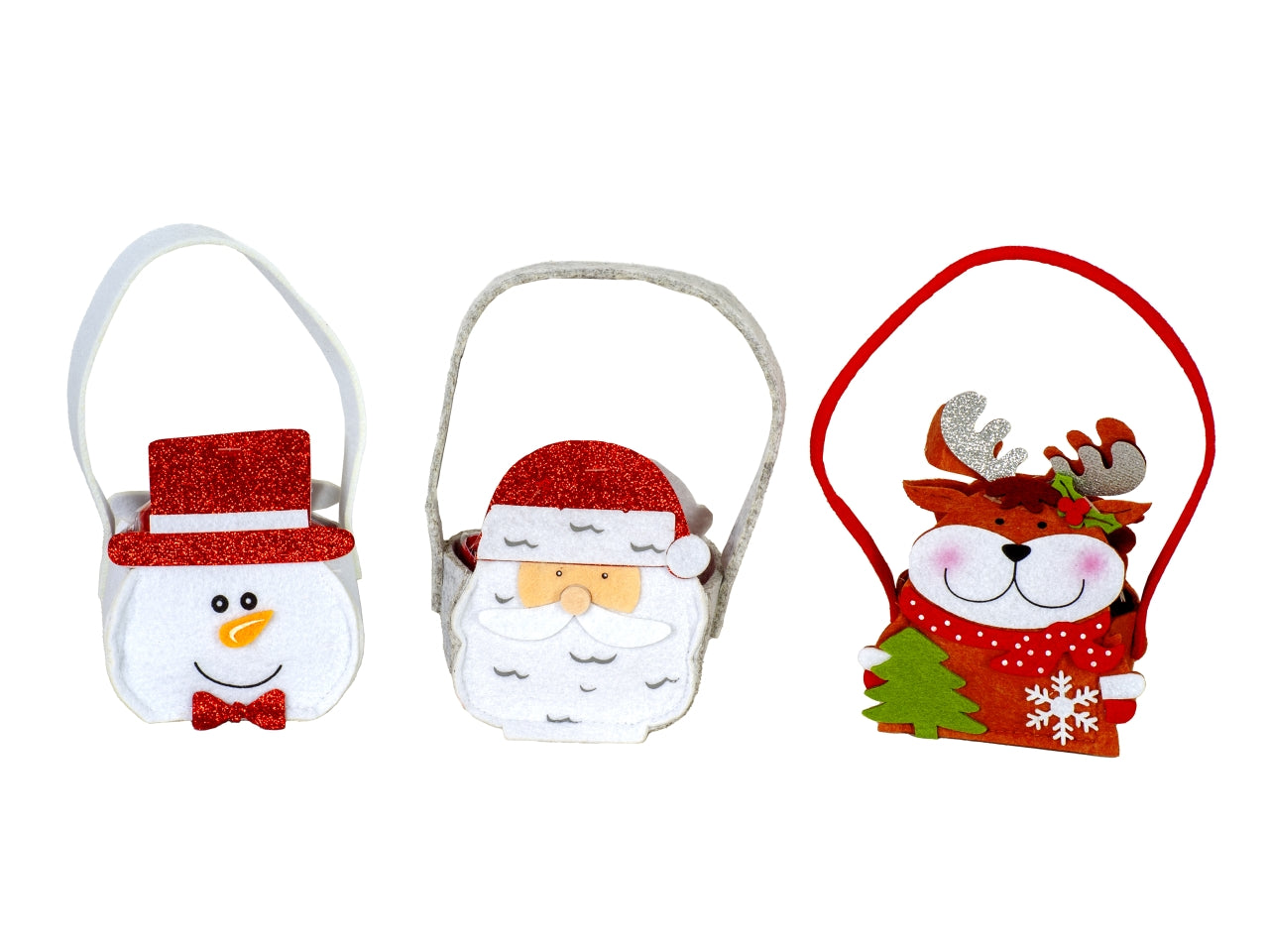 Borsetta feltro natalizia cioccolatini 100gr