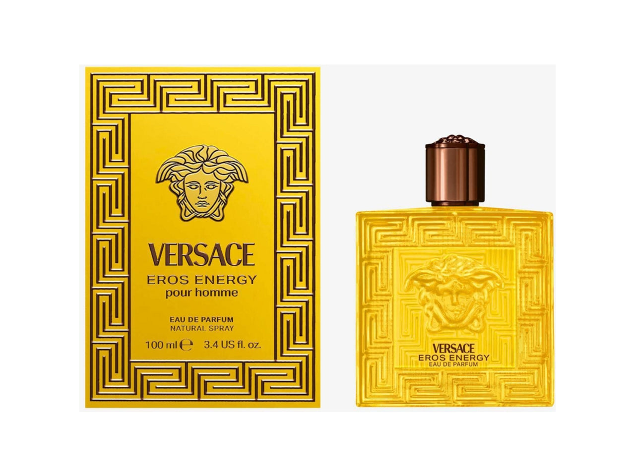 Profumo uomo Versace Eros Energy Eau De Parfum 100 ml, Flacone non ricaricabile $