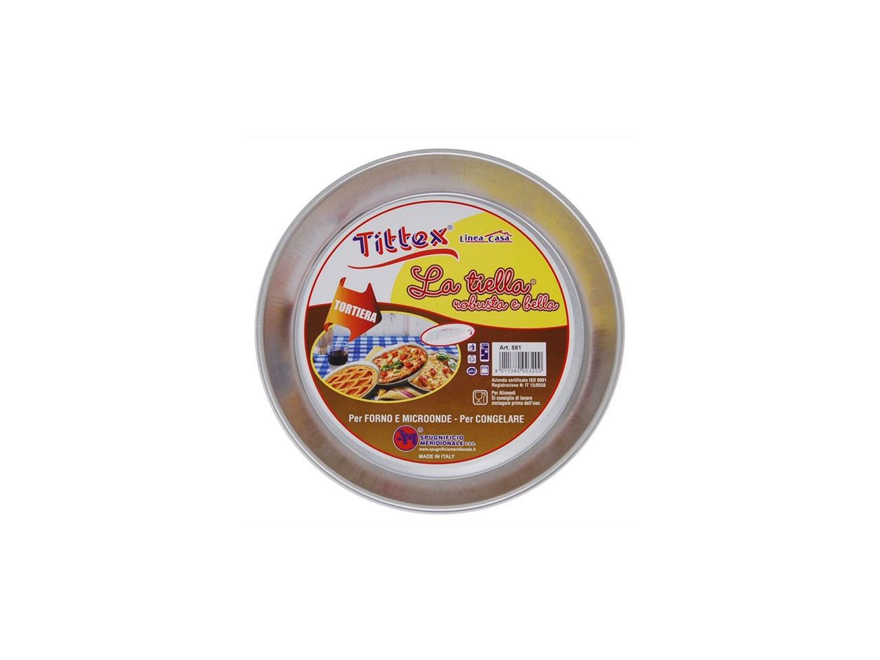 Tortiera alluminio 30cm 884