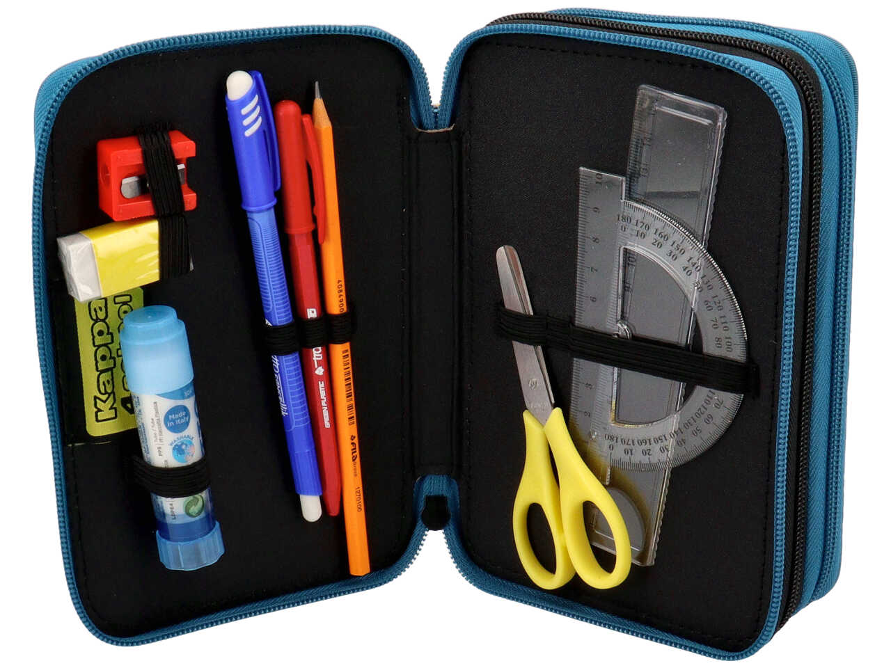 Astuccio 3 zip kappa fluo 308012102