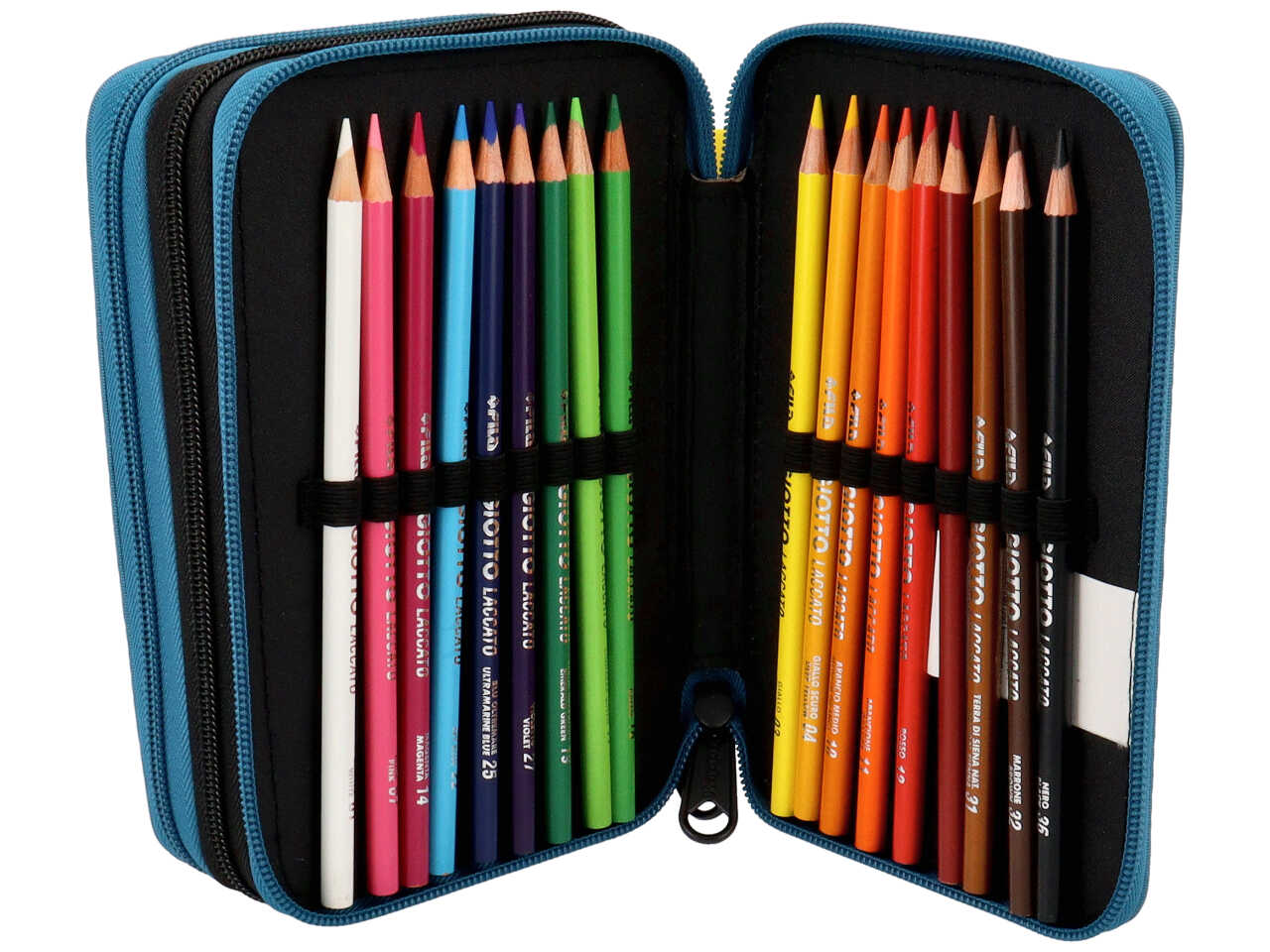 Astuccio 3 zip kappa fluo 308012102