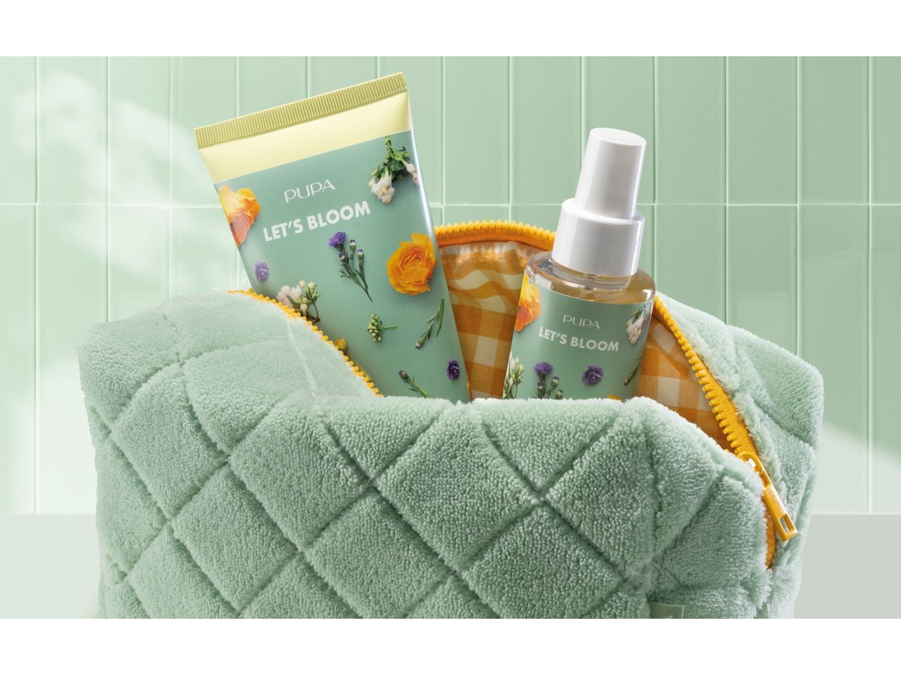 Pupa let s bloom kit 2 secret garden geldoccia 200 + acqua profumata 100ml