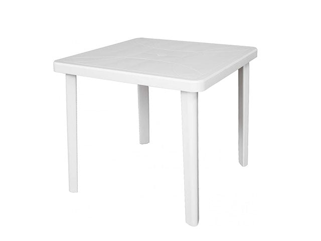 Tavolo figaro bianco 79x79xh.72cm