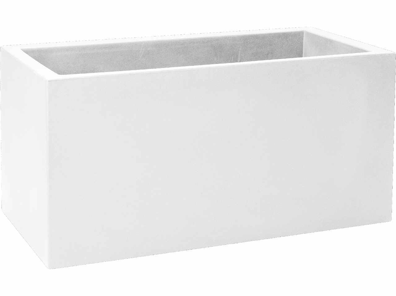 Vaso modus cassetta 80cm bianco r6180b