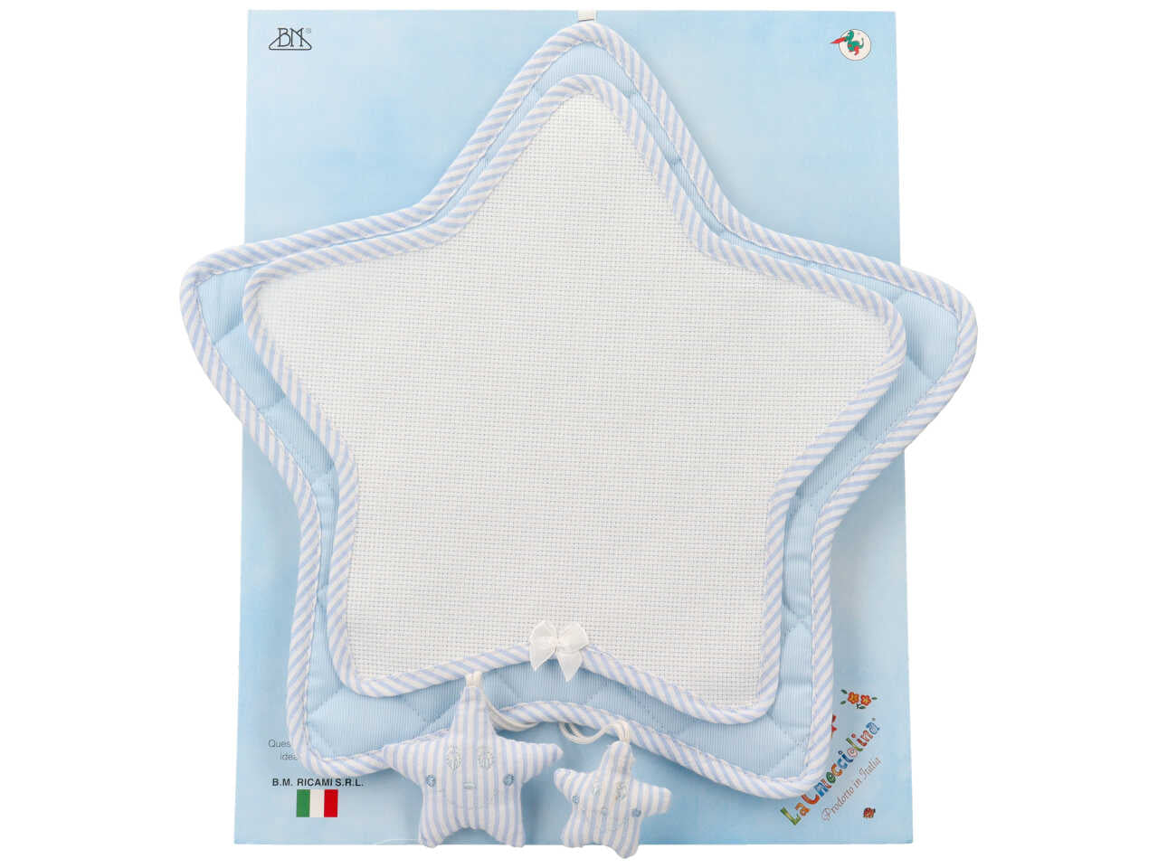 Fiocco nascita stella azzurra fn01083.b